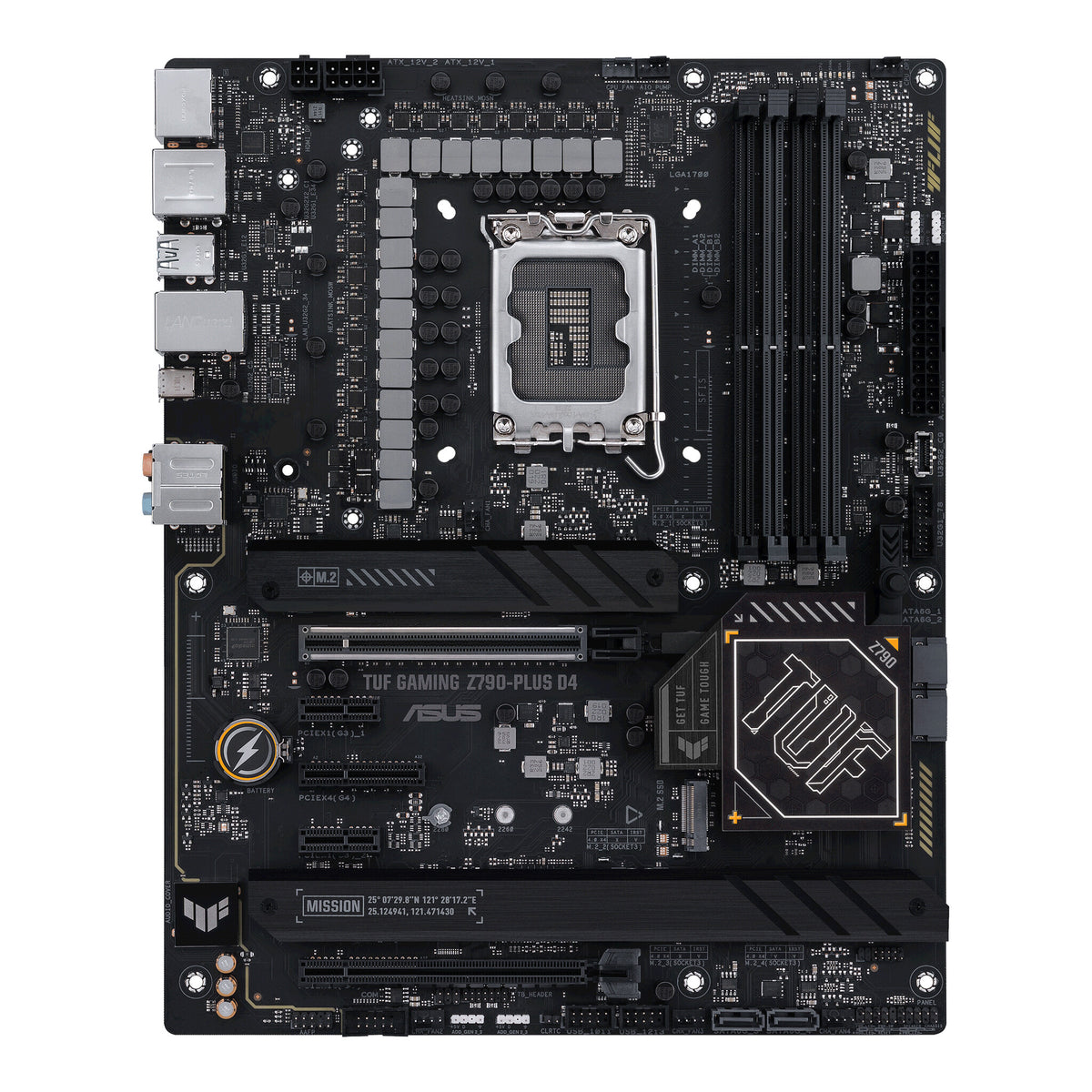 ASUS TUF GAMING Z790-PLUS D4 ATX motherboard - Intel Z790 LGA 1700