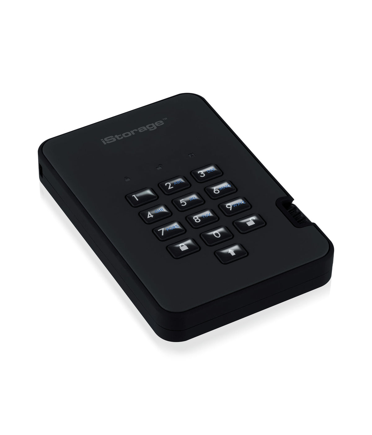 iStorage diskAshur2 - Secure Encrypted External hard drive in Black - 2 TB