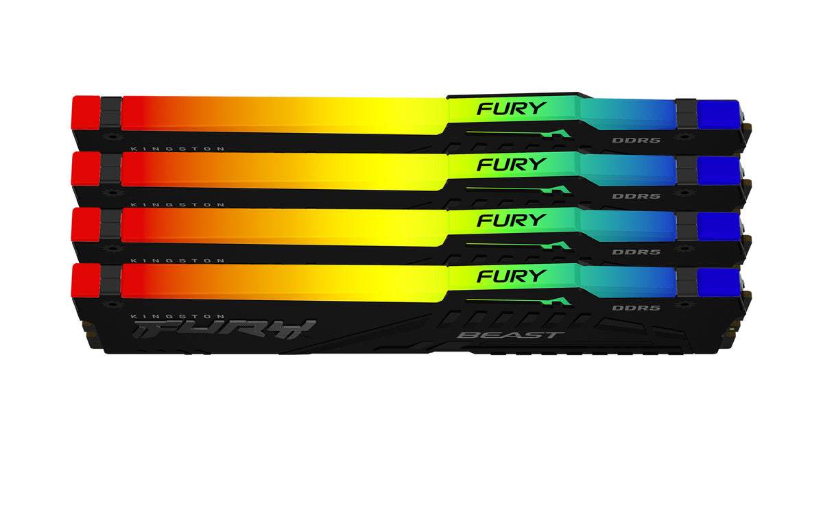 Kingston Technology FURY Beast - 128 GB 4 x 32 GB DDR5 5200 MHz memory module