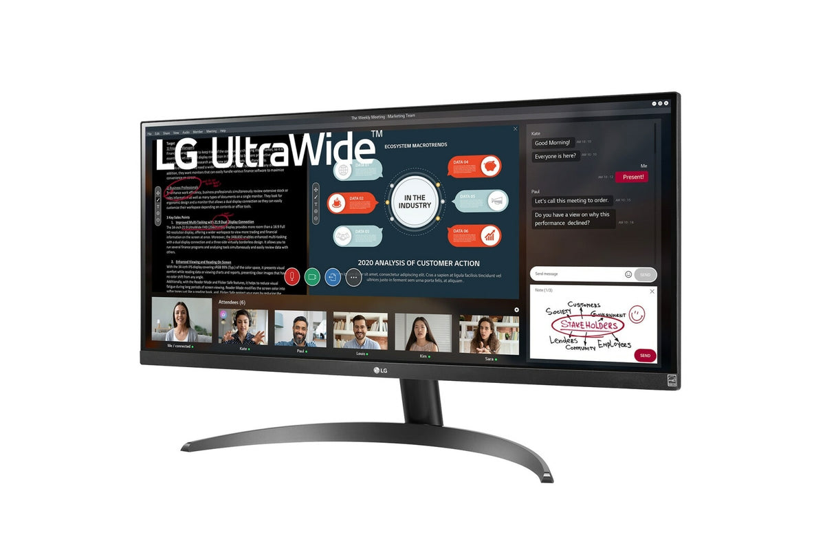 LG 29WP500-B - 73.7 cm (29&quot;) - 2560 x 1080 pixels UltraWide Full HD Monitor