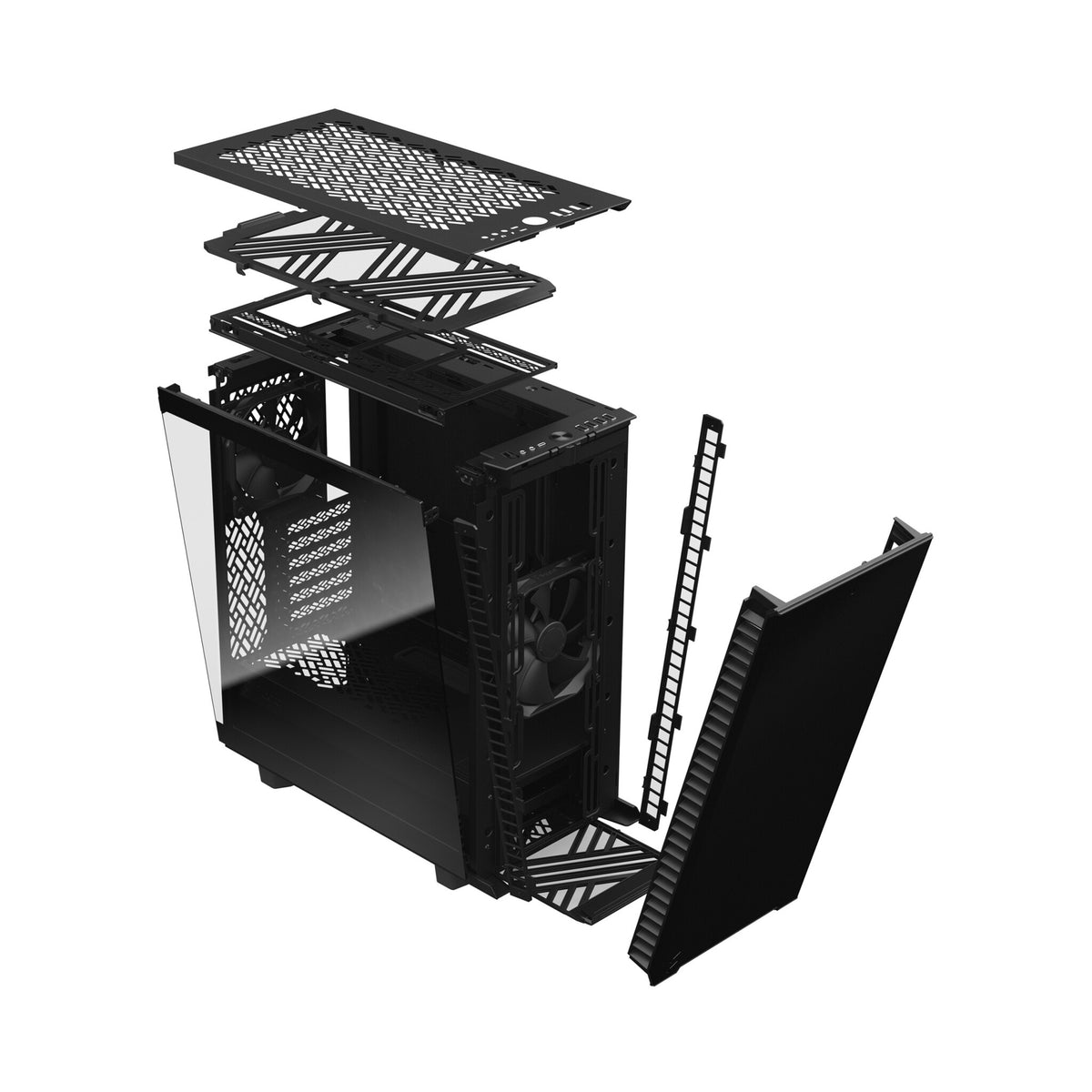 Fractal Design Define 7 Compact - ATX Mid Tower Case in Black