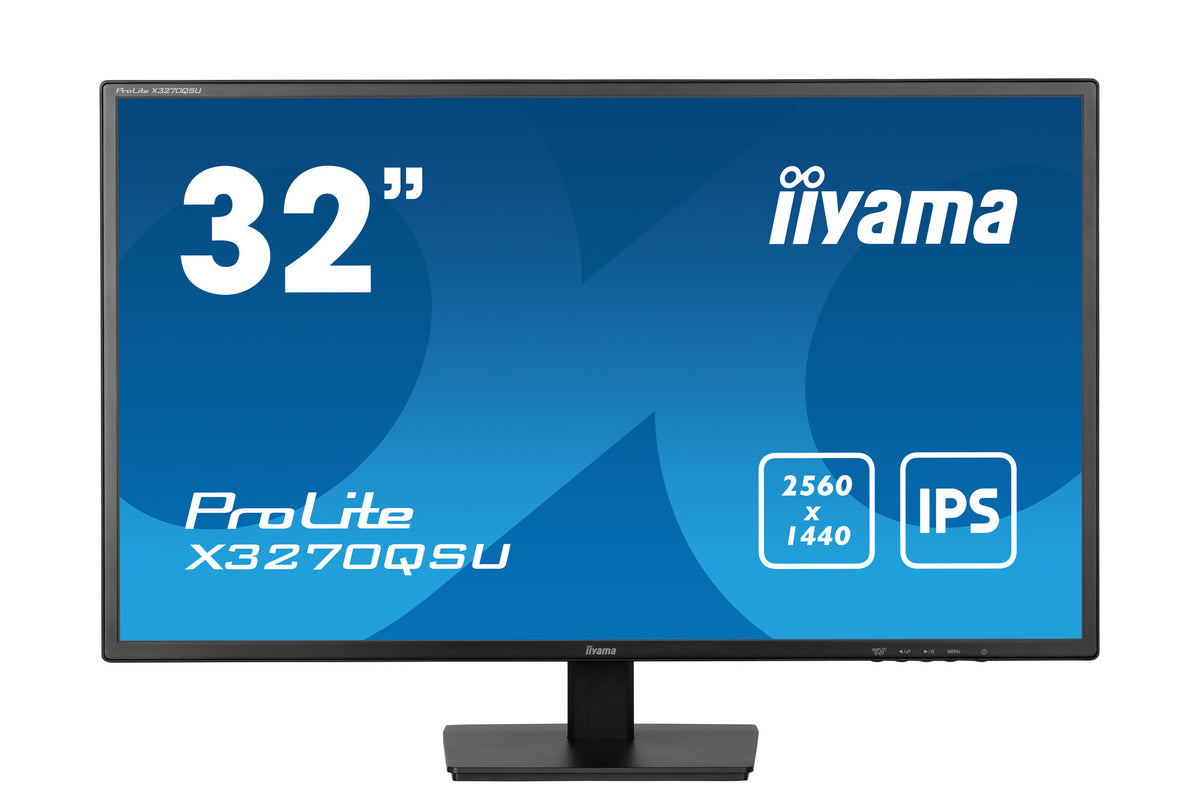 iiyama ProLite X3270QSU-B1 - 81.3 cm (32&quot;) - 2560 x 1440 pixels Wide Quad HD LED Monitor