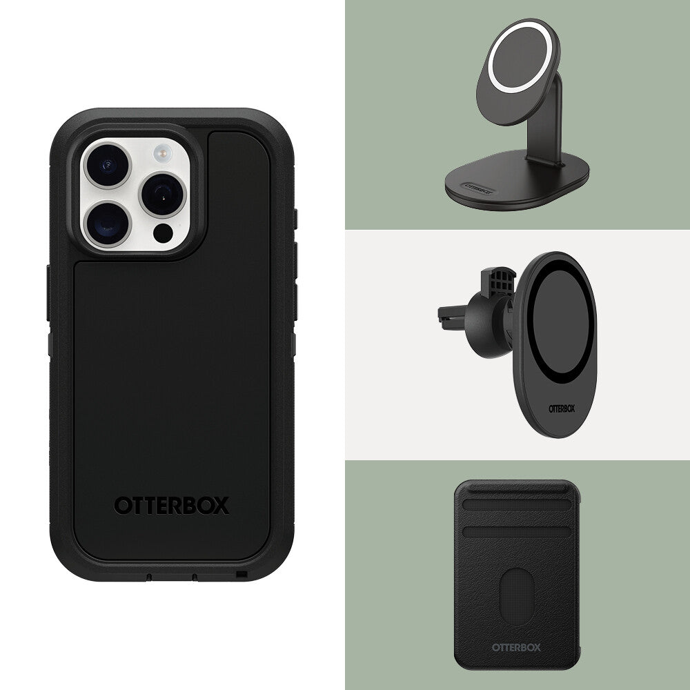 OtterBox Defender XT for iPhone 15 Pro in Black