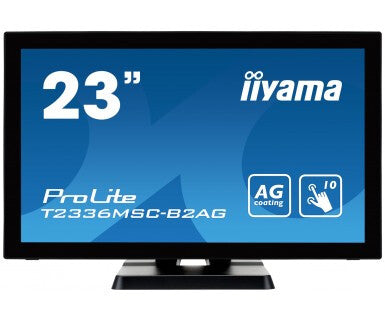 iiyama ProLite T2336MSC-B2AG - 58.4 cm (23&quot;) - 1920 x 1080 pixels FHD LED Touchscreen Monitor