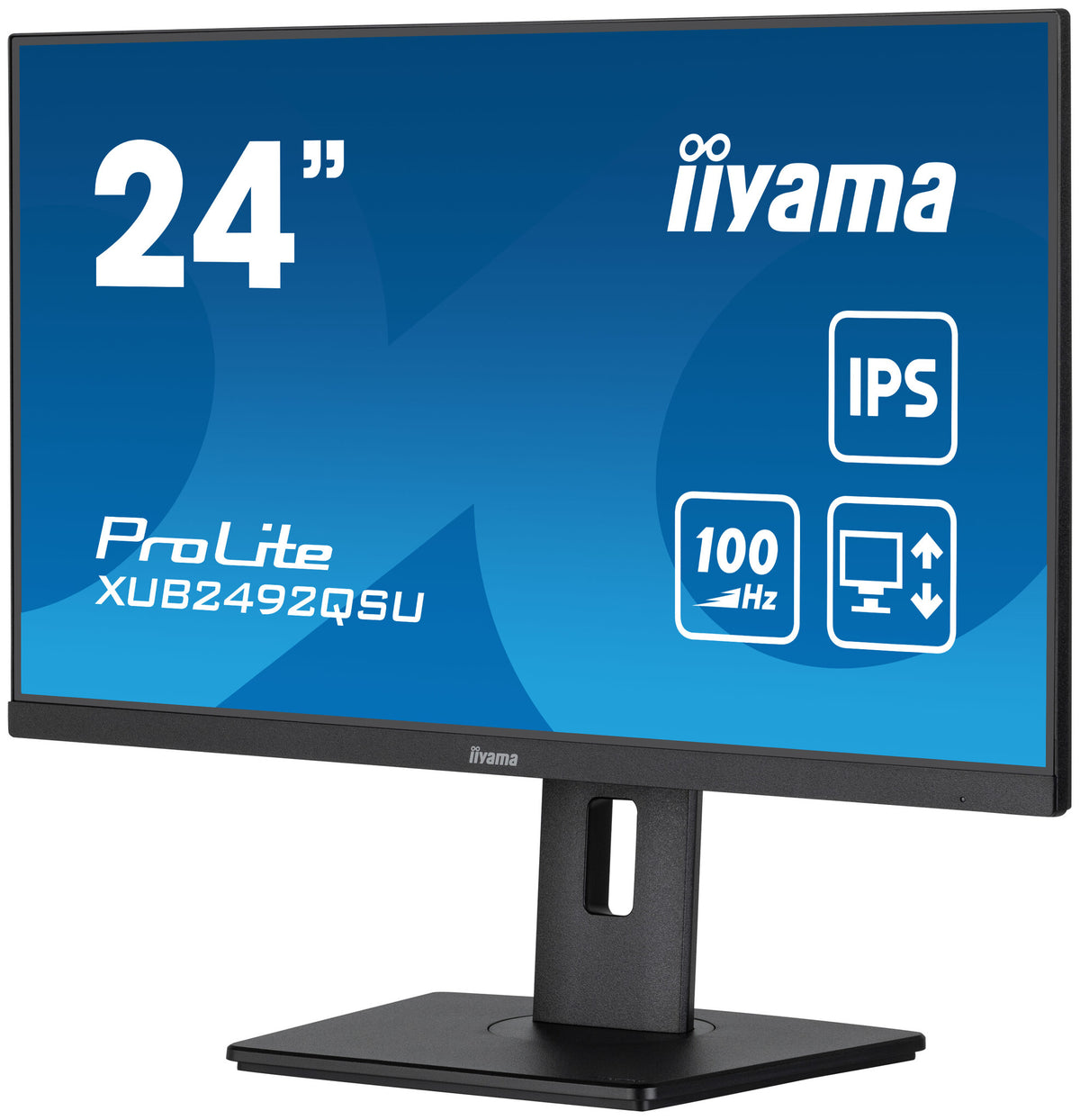 iiyama ProLite XUB2492QSU-B1 - 60.5 cm (23.8&quot;) - 2560 x 1440 pixels Wide Quad HD LED Monitor
