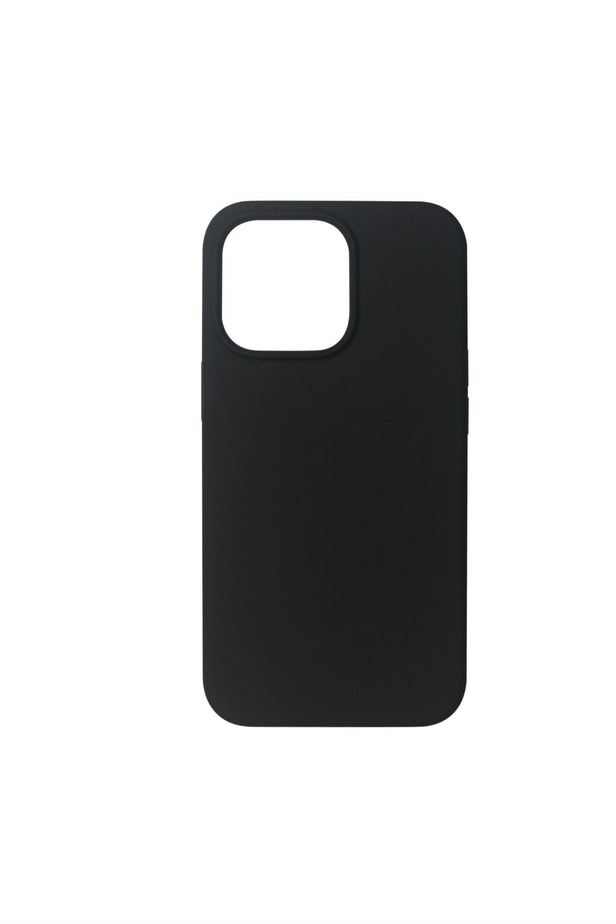 eSTUFF Magnetic Silicone Cover for iPhone 13 Pro mobile phone case 15.5 cm (6.1&quot;) Black