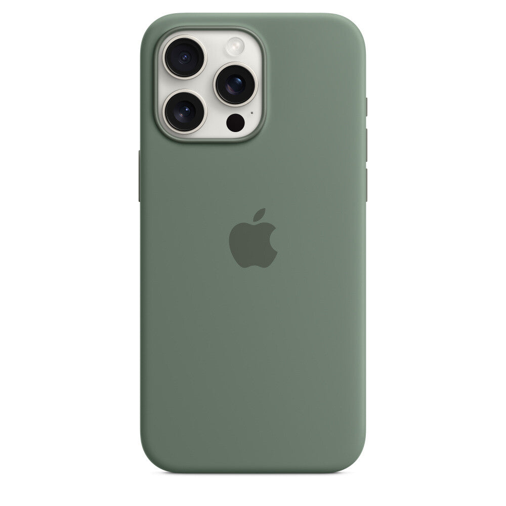 Apple mobile phone case with MagSafe for iPhone 15 Pro Max in Cypress Green