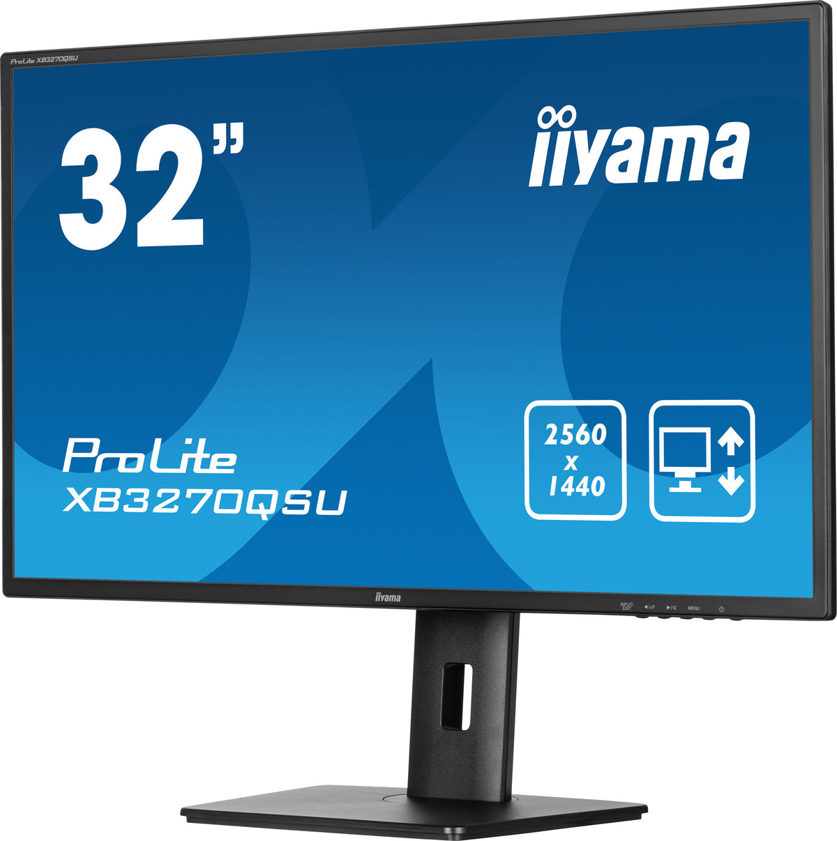 iiyama ProLite XB3270QSU-B1 - 81.3 cm (32&quot;) - 2560 x 1440 pixels Wide Quad HD LED Monitor