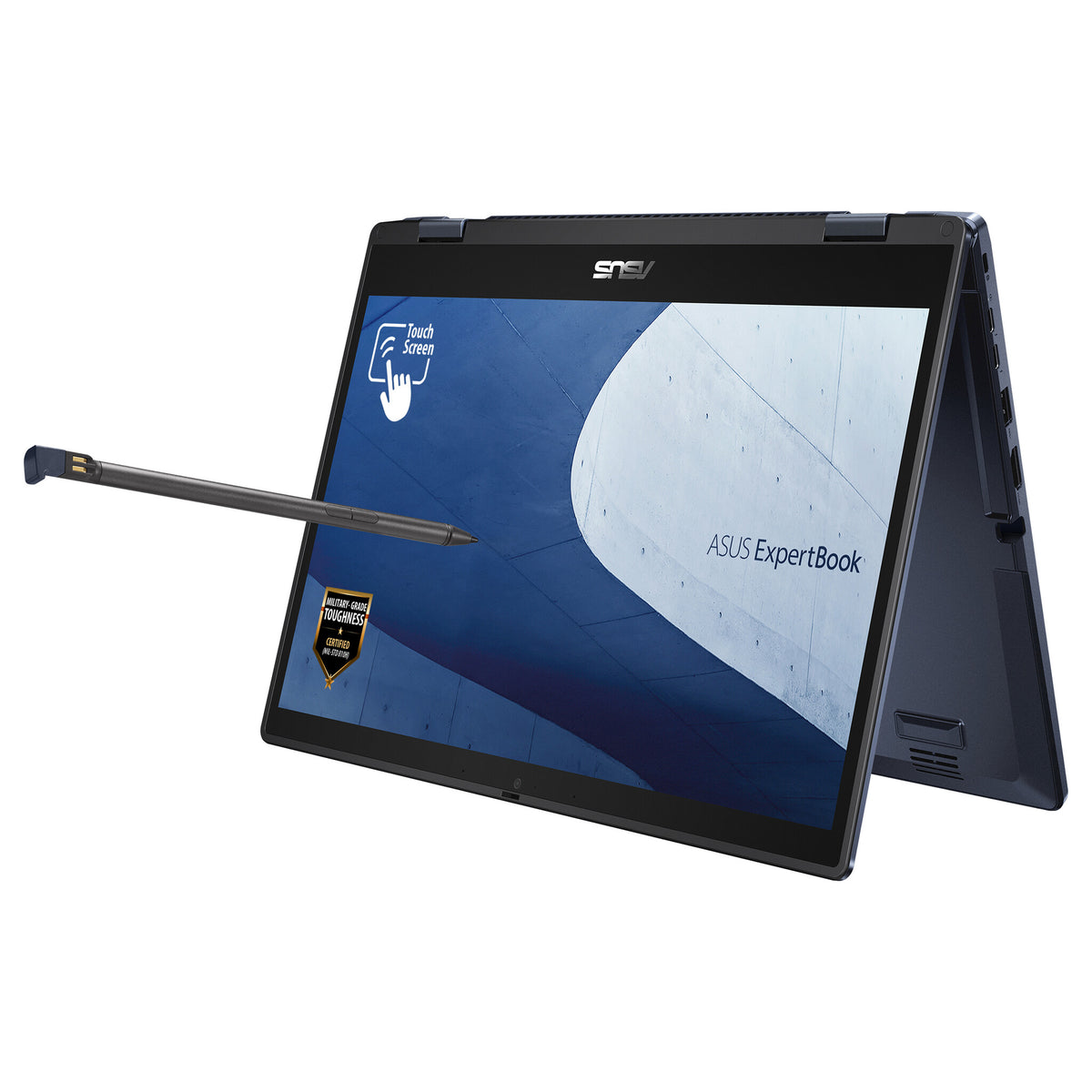 ASUS ExpertBook B3 Flip Hybrid (2-in-1) - 35.6 cm (14&quot;) - Touchscreen - Intel® Core™ i5-1235U - 8 GB DDR4-SDRAM - 256 GB SSD - Wi-Fi 6 - Windows 11 Pro Education - Black