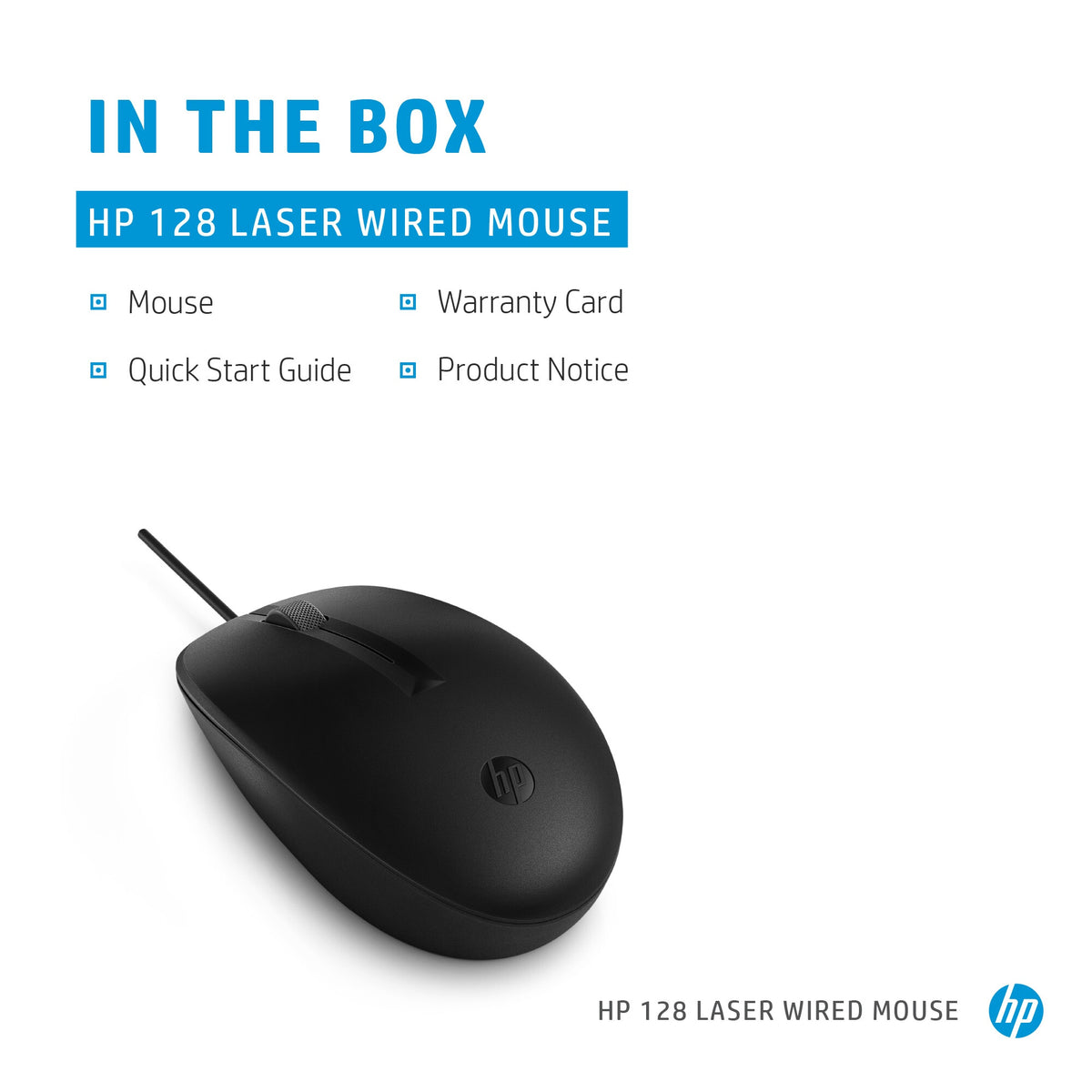 HP 128 Laser Wired Mouse