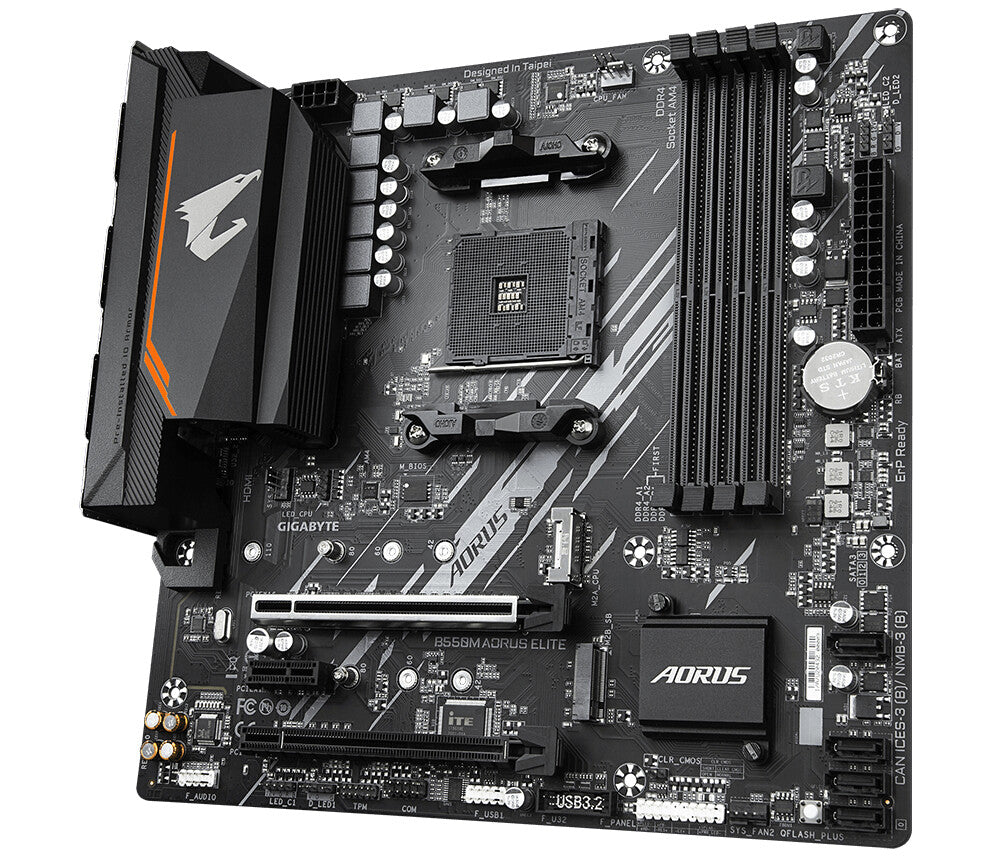 Gigabyte B550M AORUS ELITE micro ATX motherboard - AMD B550 Socket AM4