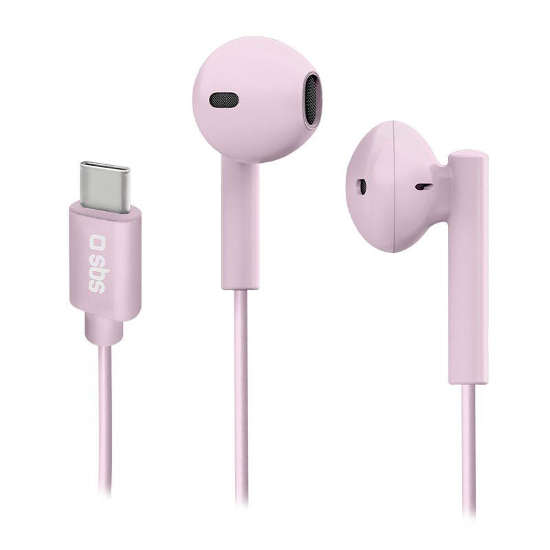 SBS TEEARTYCMIX65P headphones/headset Wireless In-ear Calls/Music USB Type-C Pink