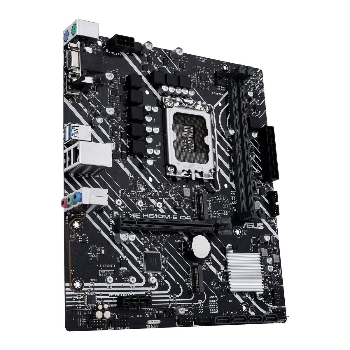 ASUS PRIME H610M-E D4-CSM micro ATX Motherboard - Intel H610 LGA 1700