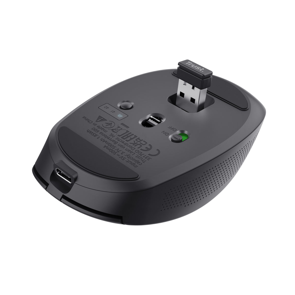 Trust Ozaa - RF Wireless + Bluetooth Optical Mouse - 3,200 DPI