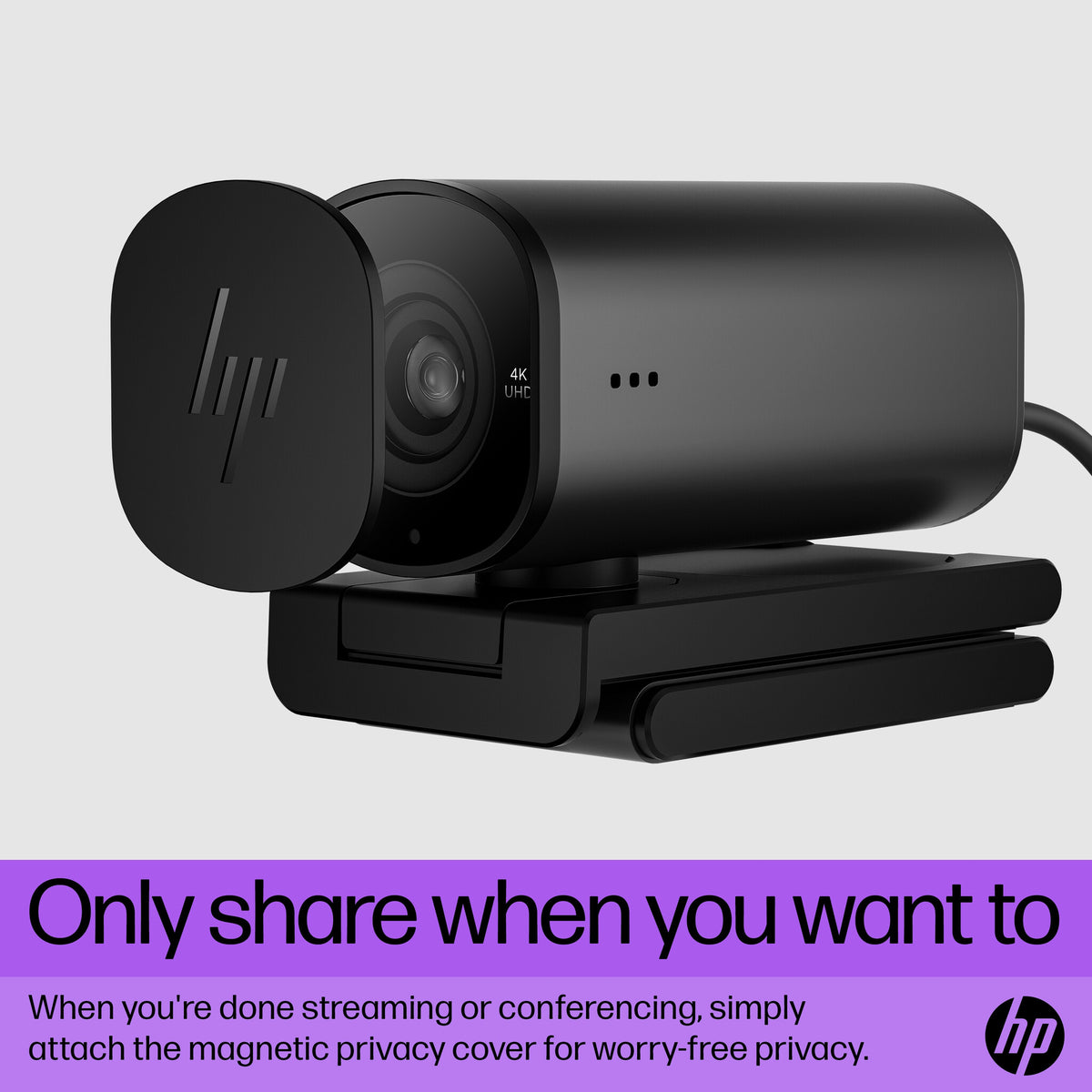 HP 965 4K Streaming - 8MP 3840 x 2160p webcam