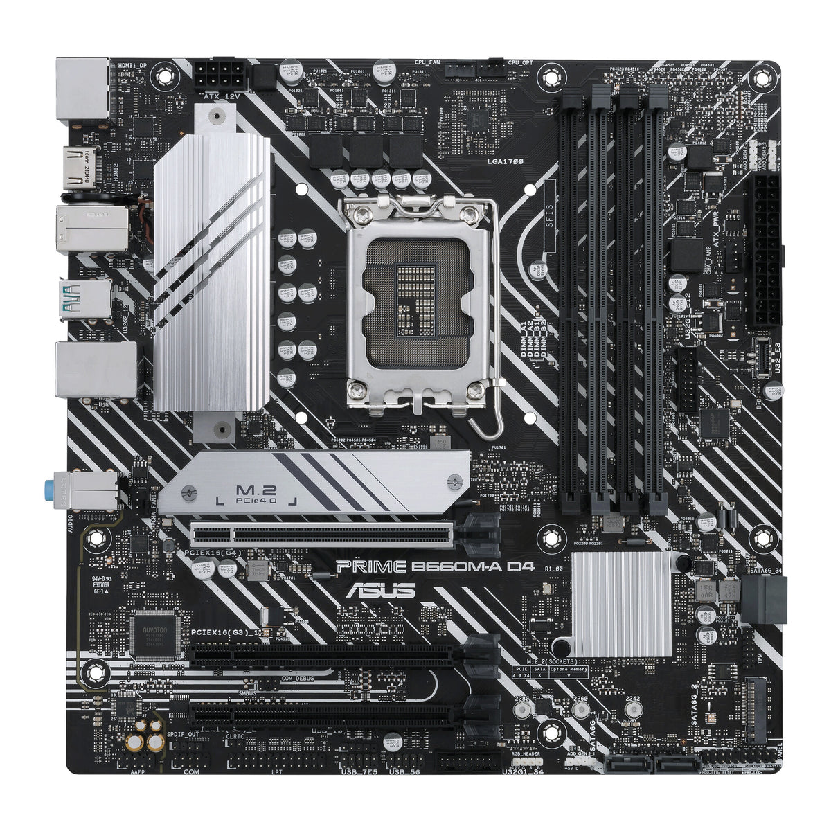 ASUS PRIME B660M-A D4 micro ATX motherboard - Intel B660 LGA 1700