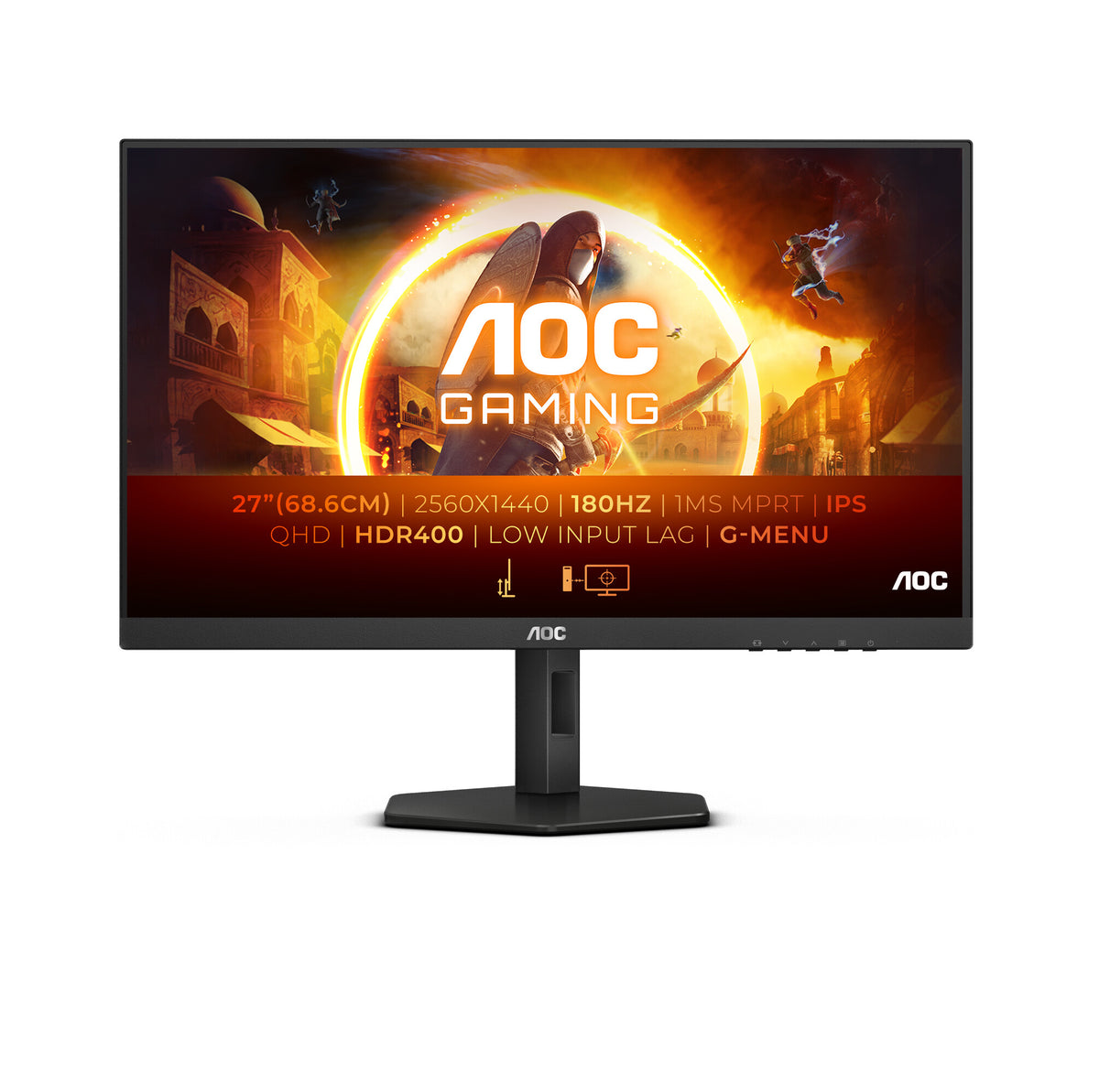 AOC Q27G4X - 68.6 cm (27&quot;) - 2560 x 1440 pixels Quad HD LCD Monitor