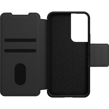 OtterBox Strada Folio Series for Samsung Galaxy S22 in Black