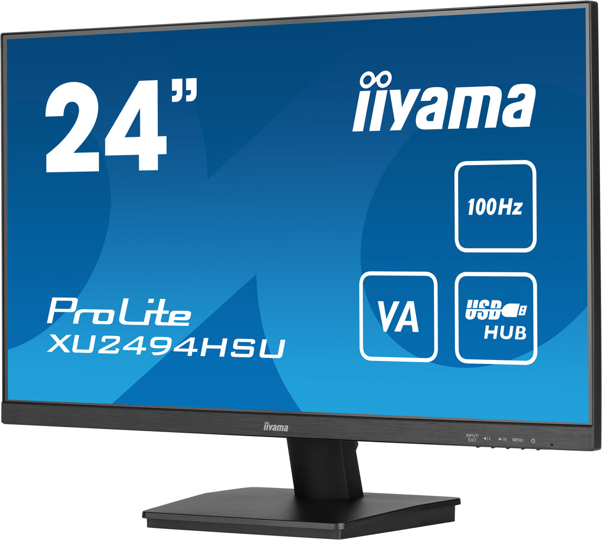 iiyama ProLite XU2494HSU-B6 - 60.5 cm (23.8&quot;) - 1920 x 1080 pixels FHD LED Monitor