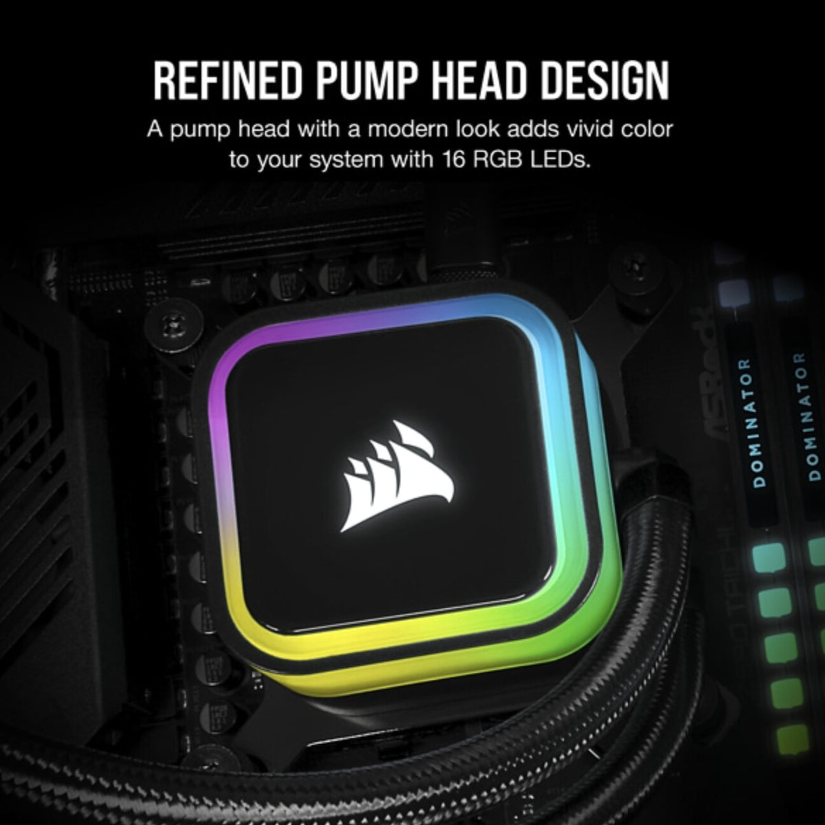 Corsair iCUE H100i RGB ELITE - All-in-one Liquid Processor Cooler in Black - 240mm