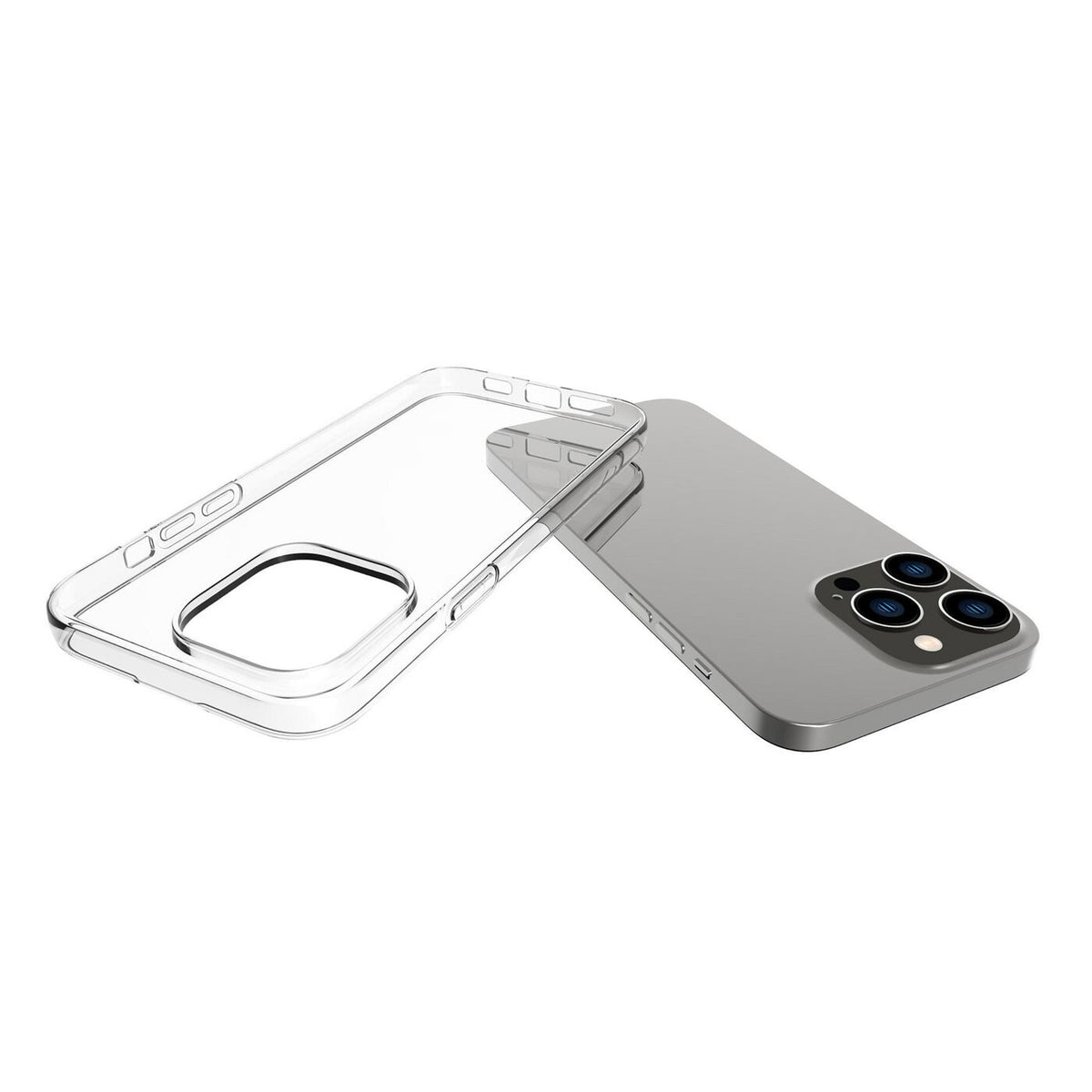 eSTUFF LONDON mobile phone case for iPhone 14 Pro Max in Transparent