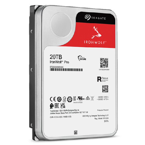 Seagate IronWolf Pro - 7.2K RPM Serial ATA III 3.5&quot; HDD - 20 TB