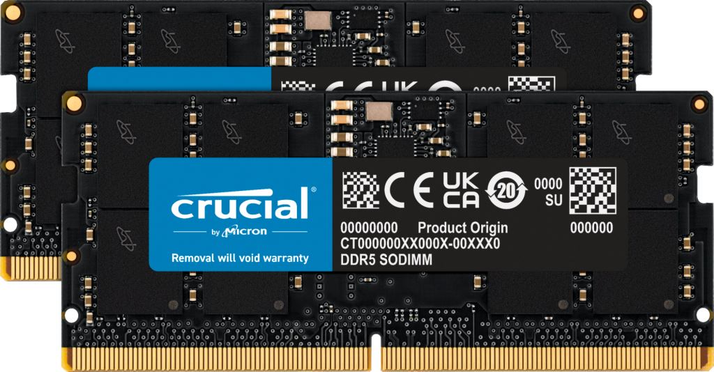 Crucial CT2K16G48C40S5 memory module 32 GB 2 x 16 GB DDR5 4800 MHz