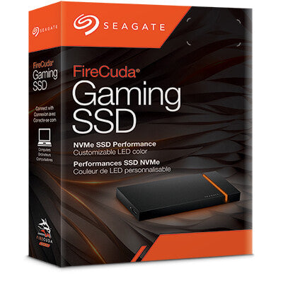 Seagate FireCuda - USB Type-C NVMe Gaming SSD - 1 TB