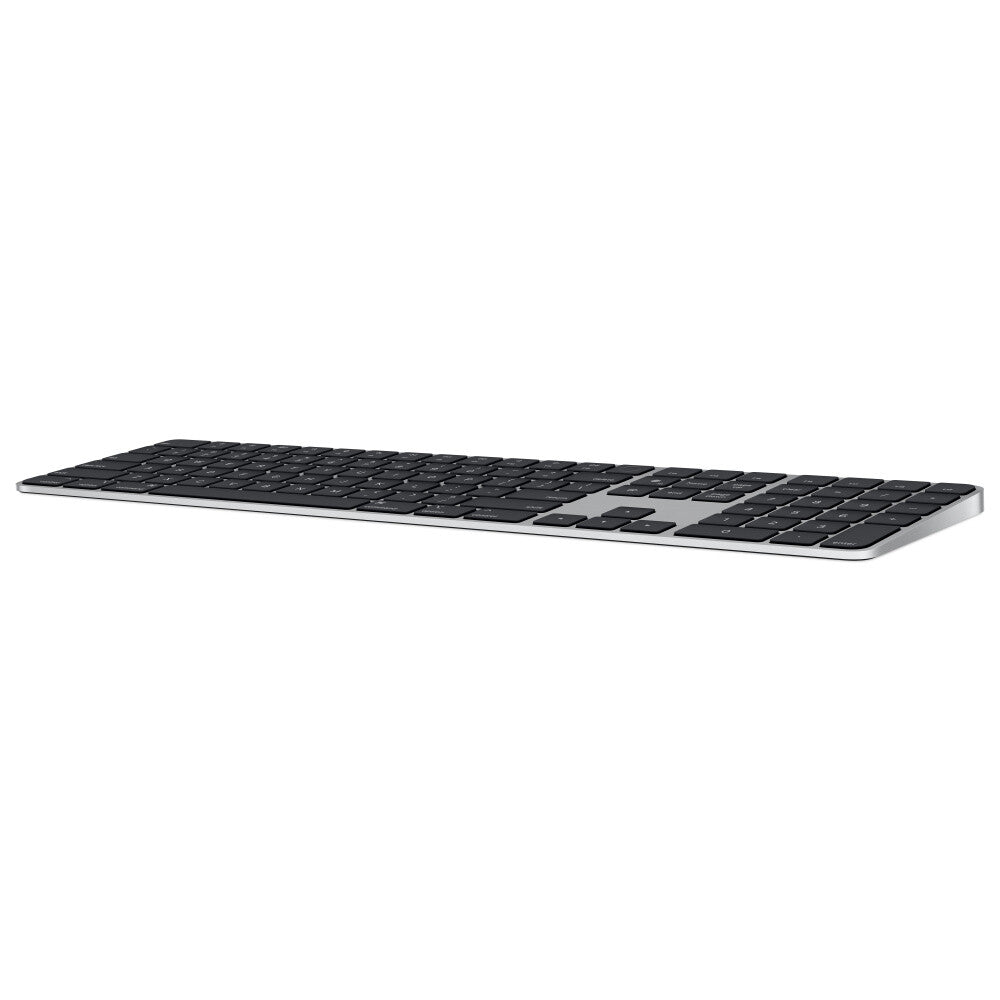 Apple Magic - USB Wired + Bluetooth Keyboard in Black / Silver (QWERTZ Swiss)