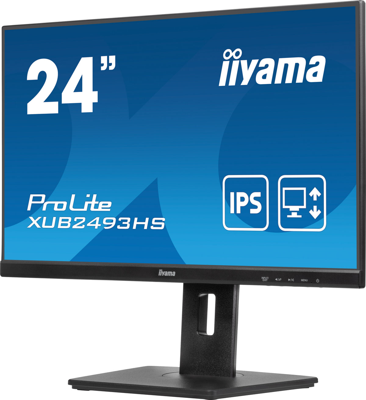 iiyama ProLite XUB2493HS-B6 - 60.5 cm (23.8&quot;) - 1920 x 1080 pixels Full HD LED Monitor