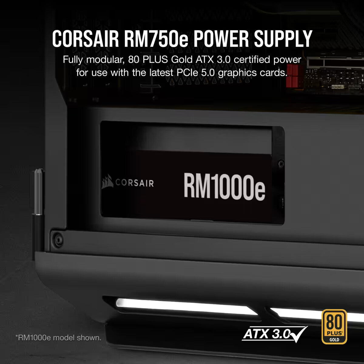 Corsair RM750e - 750W 80+ Gold Fully Modular Power Supply Unit