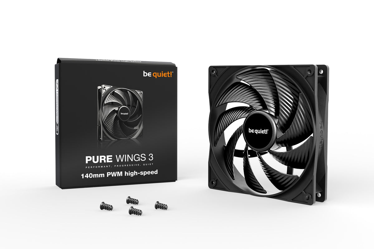 be quiet! Pure Wings 3 - PWM high-speed Computer Case Fan - 140mm