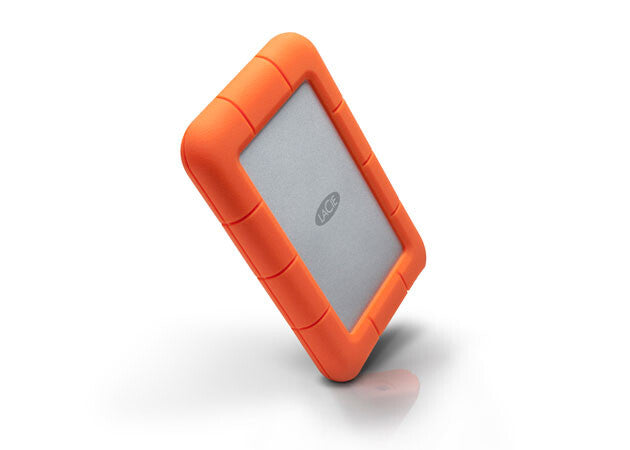 LaCie Rugged - Micro-USB External SSD in Orange / Silver - 250 GB
