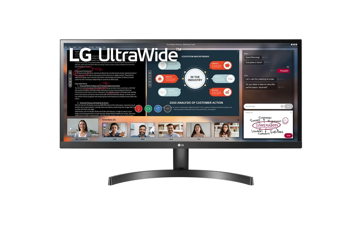 LG 29WL50S-B 73.7 cm (29&quot;) 2560 x 1080 pixels UltraWide Full HD LED Black Monitor