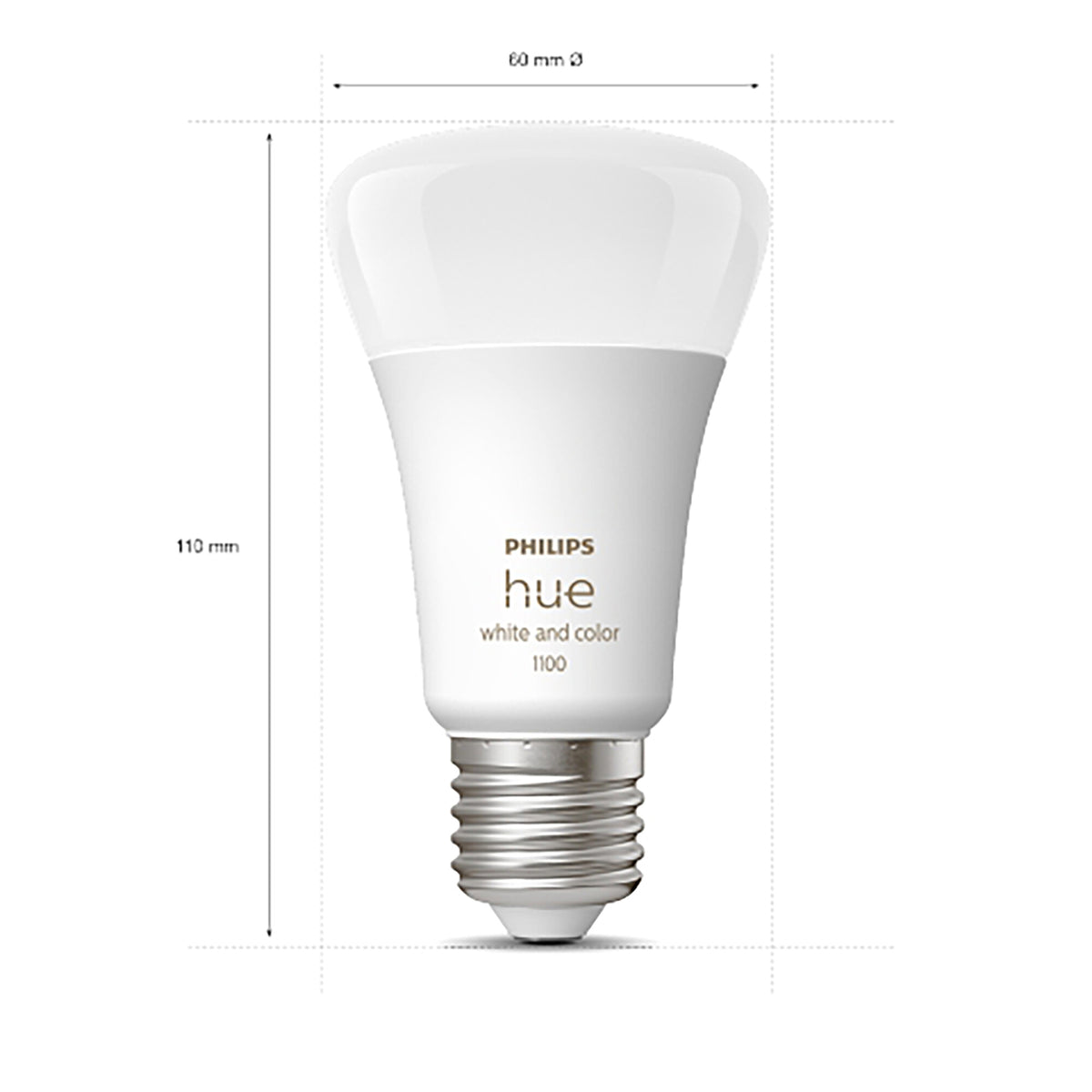Philips Hue Smart lightbulb - White and Colour - E27 (Pack of 2)