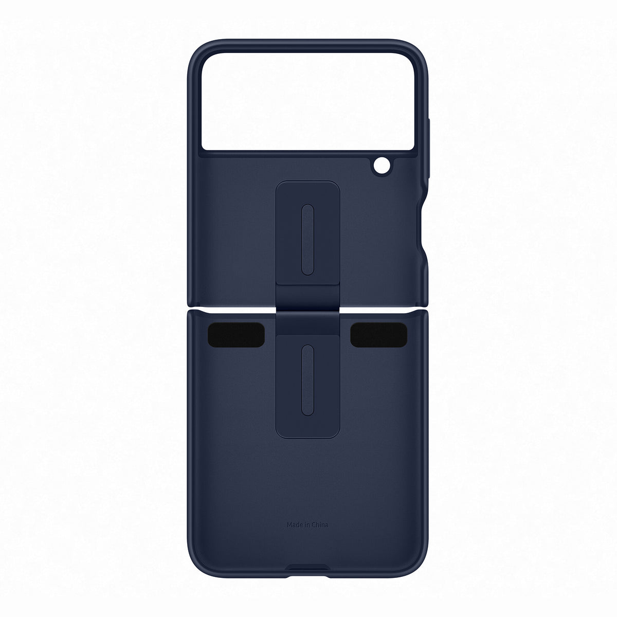 Samsung Silicone Cover With Ring for Galaxy Z Flip4 in Navy