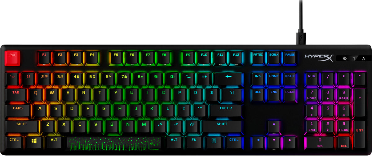 HyperX Alloy Origins PBT - HX Red Switch Mechanical Gaming Keyboard