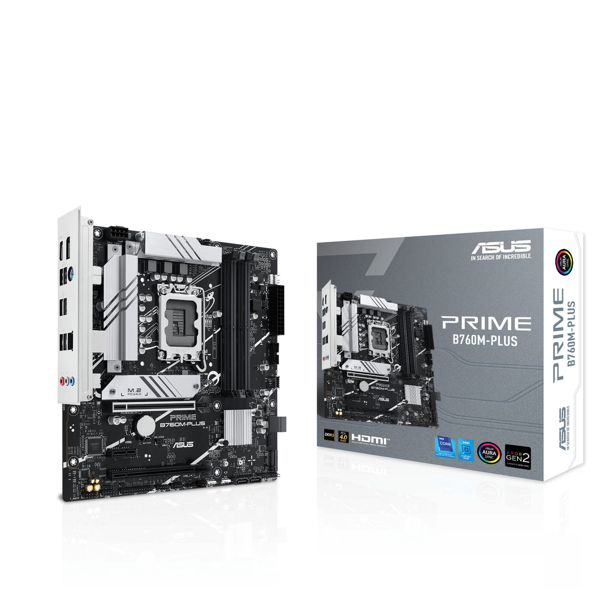 ASUS PRIME B760M-PLUS micro ATX motherboard - Intel B760 LGA 1700