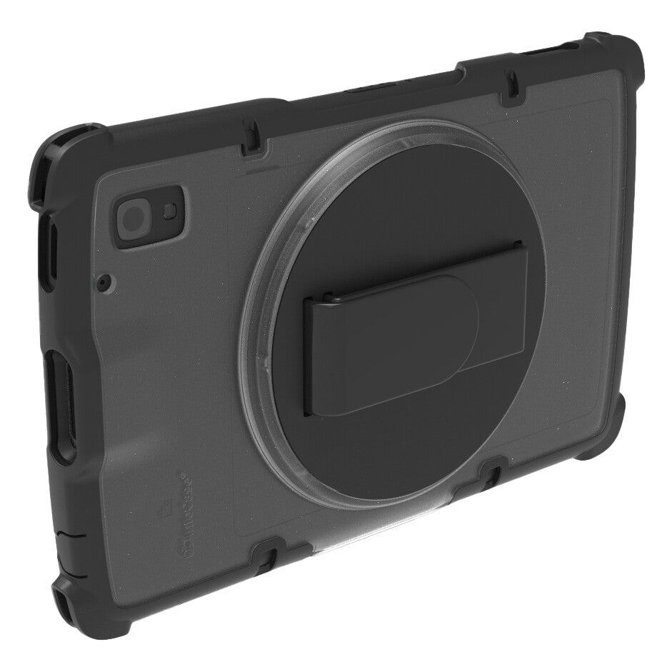 InfoCase Rugged Case with Rotating Hand Strap for Zebra ET40/45 in Black / Transparent