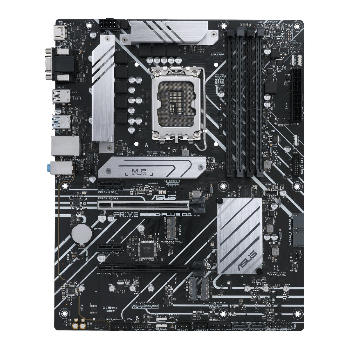 ASUS PRIME B660-PLUS D4 ATX motherboard - Intel B660 LGA 1700