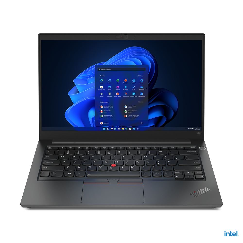 Lenovo ThinkPad E14 Gen 4 (Intel) i7-1255U Notebook 35.6 cm (14&quot;) Full HD Intel Core i7 16 GB DDR4-SDRAM 512 GB SSD Wi-Fi 6 (802.11ax) Windo