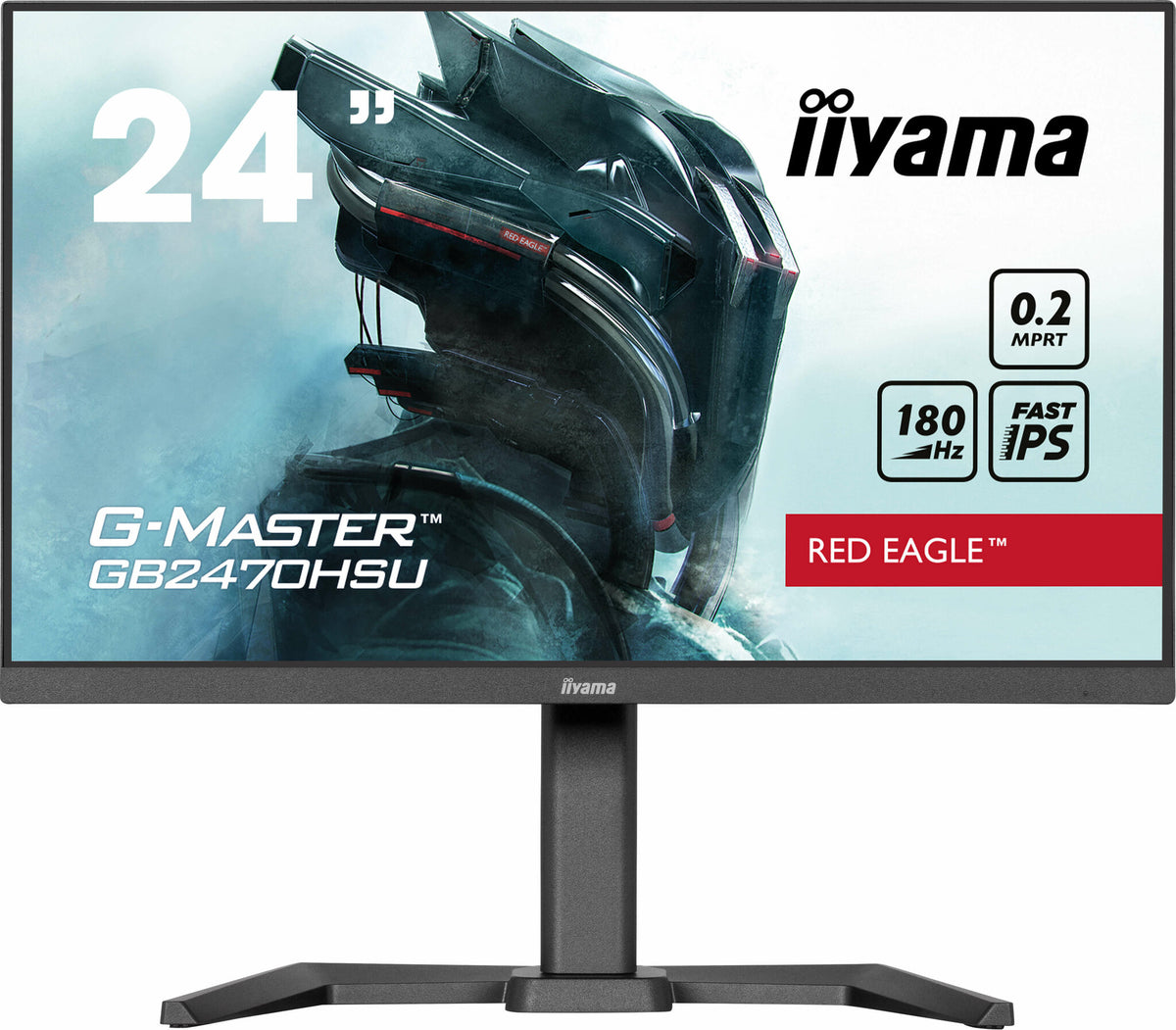 iiyama G-MASTER GB2470HSU-B6 - 60.5 cm (23.8&quot;) - 1920 x 1080 pixels Full HD LCD Monitor