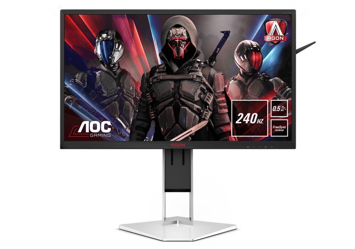 AOC AGON 1 AG251FZ2E Computer Monitor 62.2 cm (24.5&quot;) 1920 x 1080 pixels Full HD LCD Black, Red