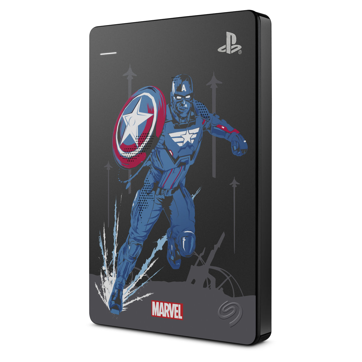 Seagate Game Drive for PS4 - Marvels Avengers Captain America Special Edition - External HDD - 2 TB