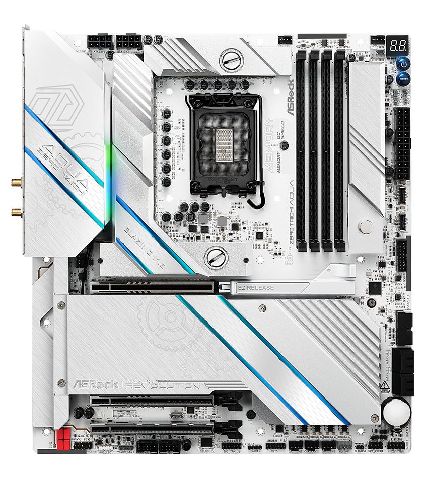 Asrock Z890 Taichi AQUA E-ATX motherboard - Intel Z890 LGA 1851