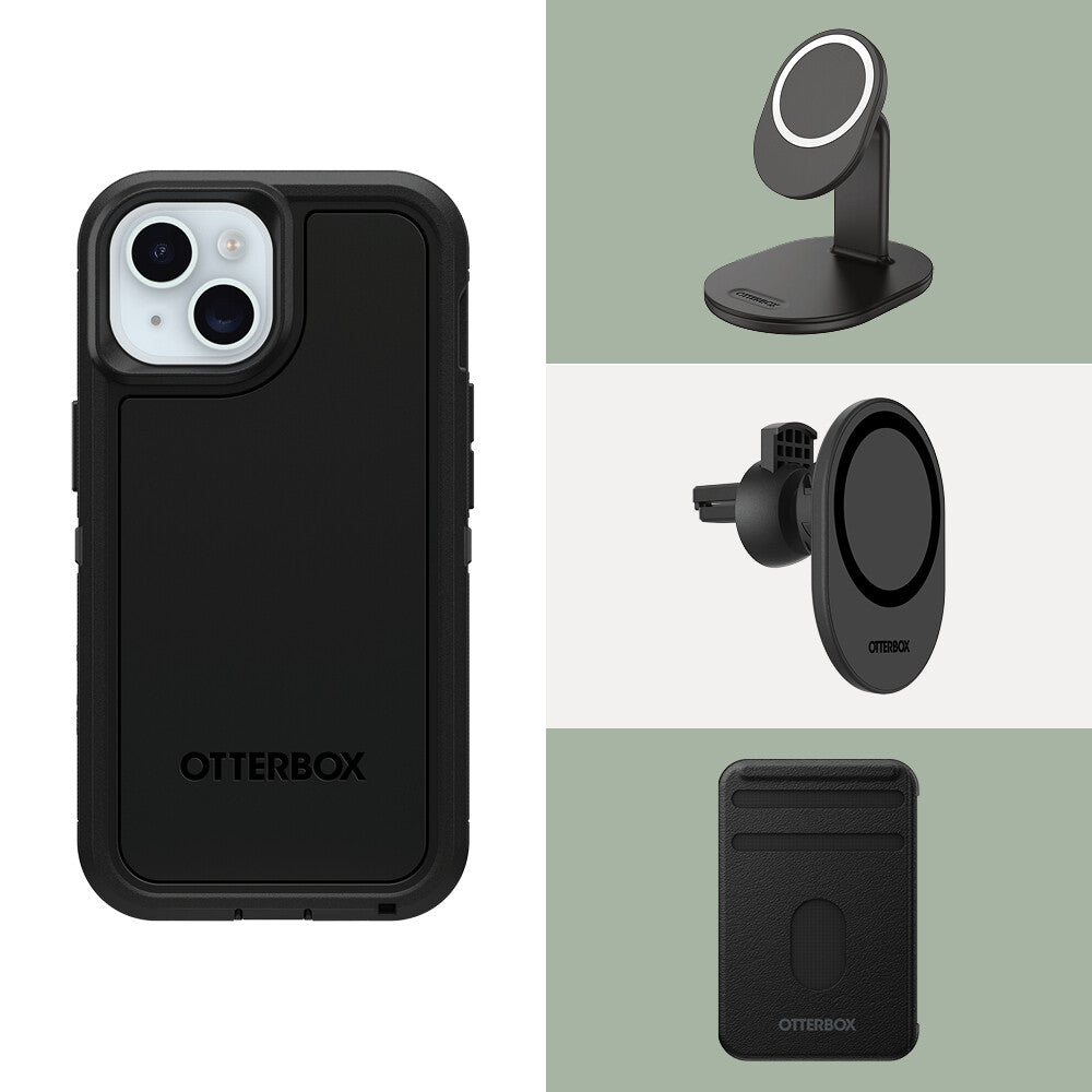 OtterBox Defender Series XT for iPhone 15 in Black - No Packaging