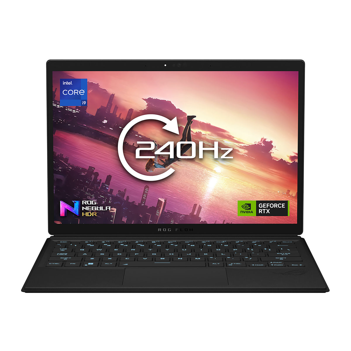 ASUS ROG Flow Z13 Hybrid (2-in-1) Laptop - 34 cm (13.4&quot;) - Touchscreen - Intel® Core™ i9-13900H - 16 GB LPDDR5-SDRAM - 1 TB SSD - NVIDIA GeForce RTX 4050 - Wi-Fi 6E - Windows 11 Home - Black