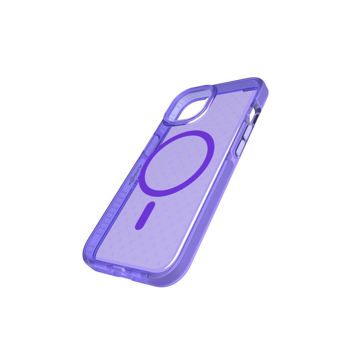 Tech21 Evo Check with MagSafe for iPhone 14 in Wondrous Purple