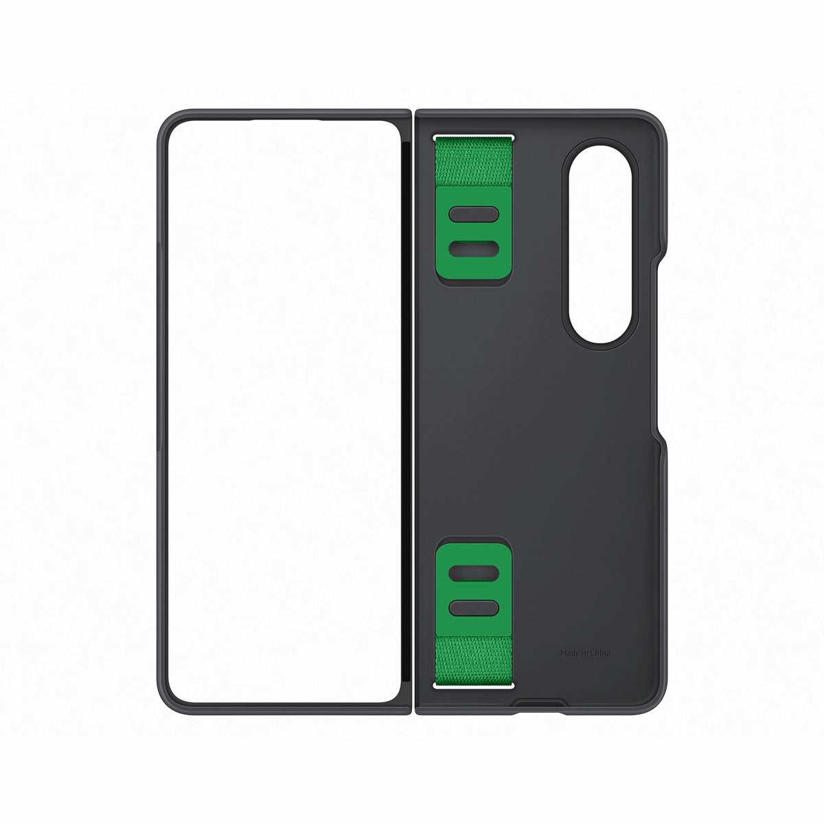 Samsung Silicone Grip Cover for Galaxy Z Fold4 in Black