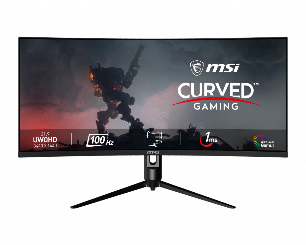 MSI MAG342CQPV - 86.4 cm (34&quot;) - 3440 x 1440 pixels UltraWide QHD LCD Monitor